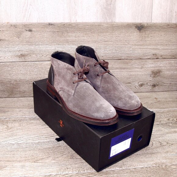 * NIB * $425 Allen Edmonds CYRUS Chukka 9 D Grey Suede * add $15 AE Cedar Trees main image 4
